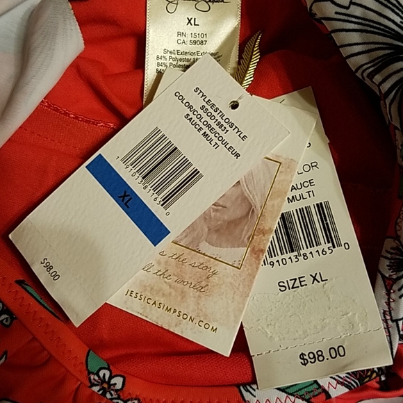 New Jessica Simpson Ruffled One Piece Swimsuit - Picture 4 of 6